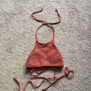 Crochet swimsuit top